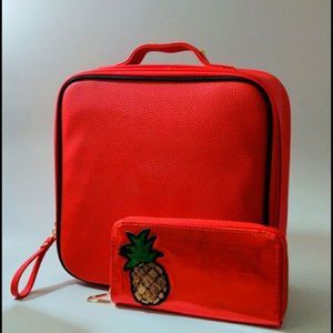 Pineapple x Red‎ Clutch and Style Bag